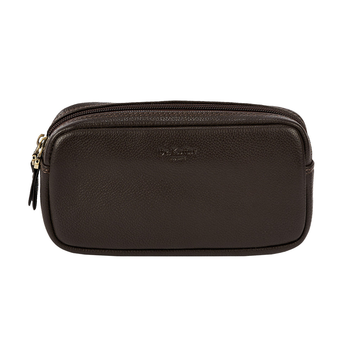 Несессер Dr.Koffer из натуральной кожи коричневый