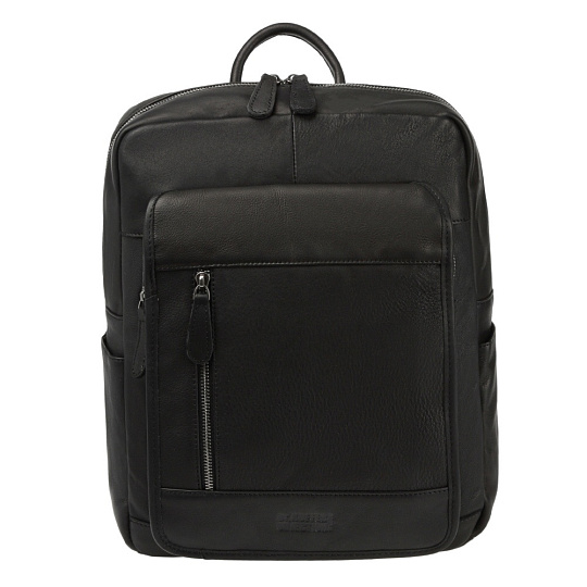 Рюкзак Dr.Koffer из натуральной кожи черный