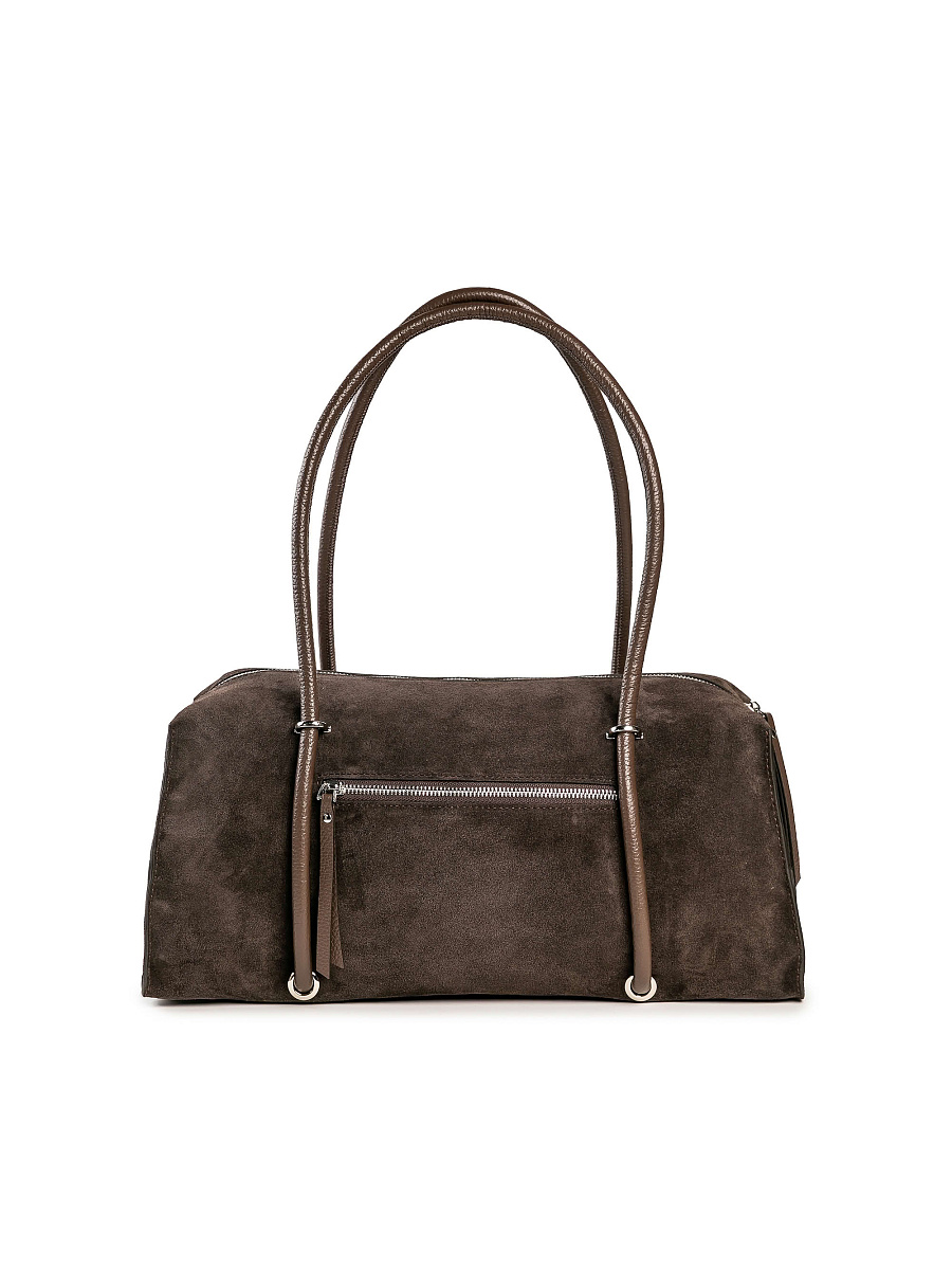 Женская сумка Dr. Koffer из натуральной кожи коричневая