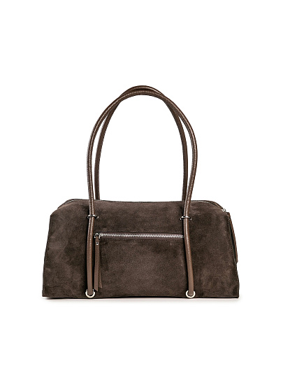 Женская сумка Dr. Koffer из натуральной кожи коричневая