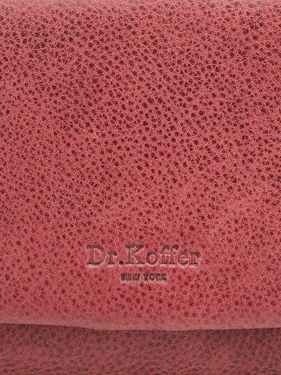Кошелек Dr.Koffer из натуральной кожи бордовый
