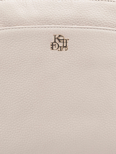 Женская сумка Dr. Koffer из натуральной кожи бежевая