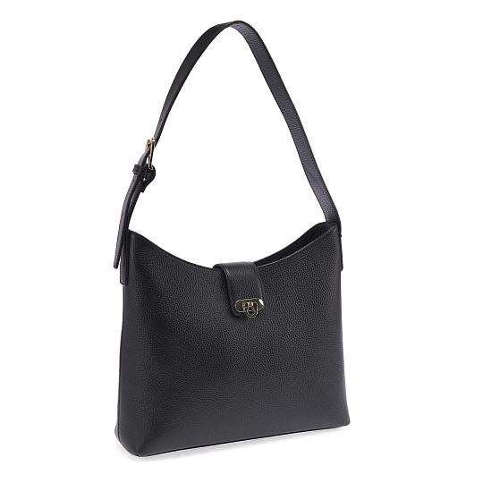 Женская сумка Dr. Koffer из натуральной кожи черная