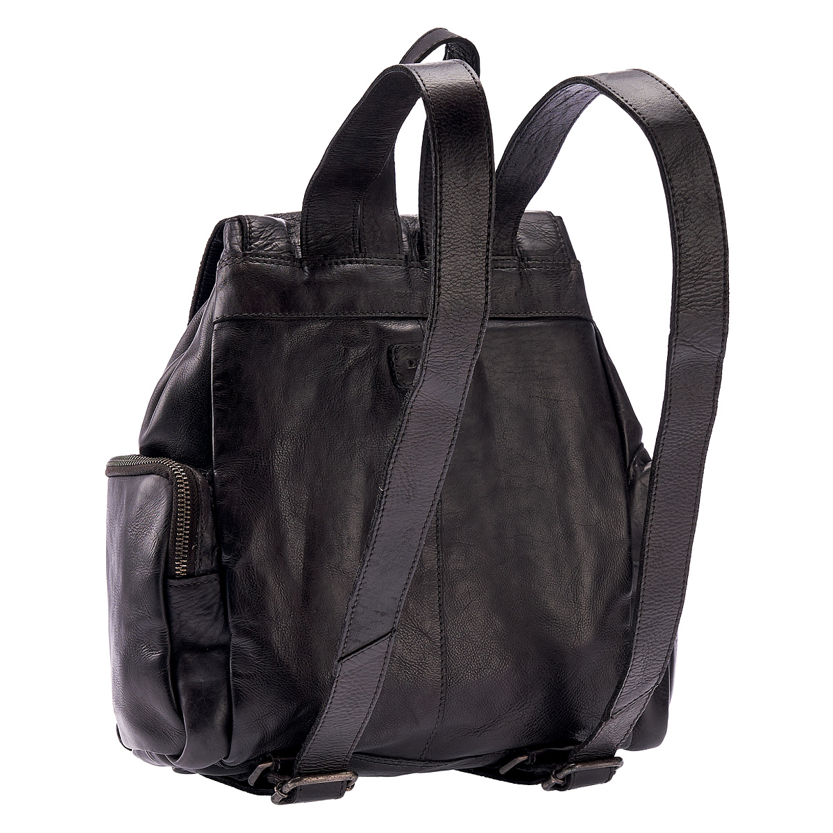 Рюкзак Dr.Koffer из натуральной кожи серый