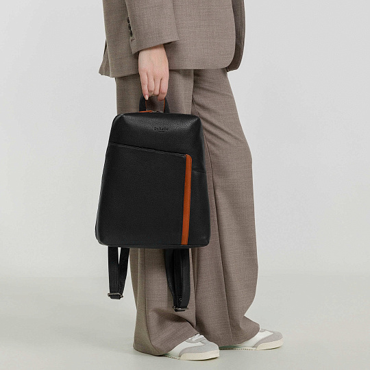 Рюкзак Dr.Koffer из натуральной кожи синий