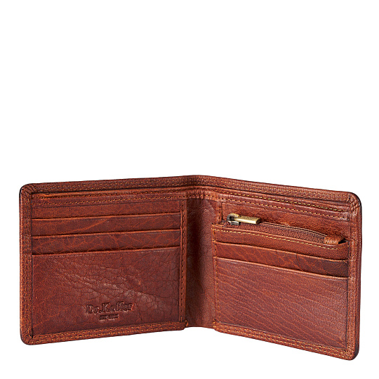 Портмоне Dr.Koffer из натуральной кожи светло-коричневое