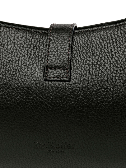 Женская сумка Dr.Koffer из натуральной кожи темно-коричневая