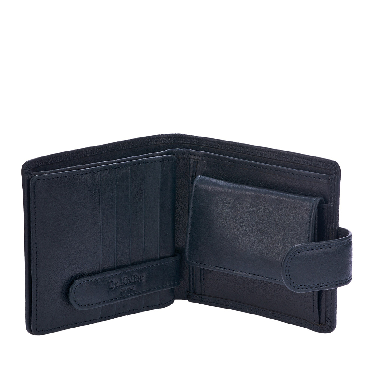 Портмоне Dr.Koffer из натуральной кожи синее