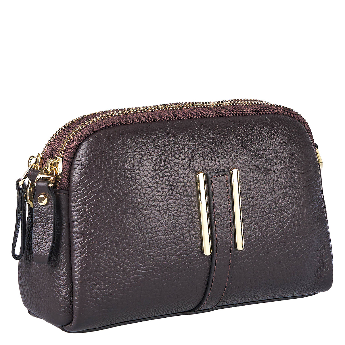 Женская сумка Dr. Koffer из натуральной кожи коричневая