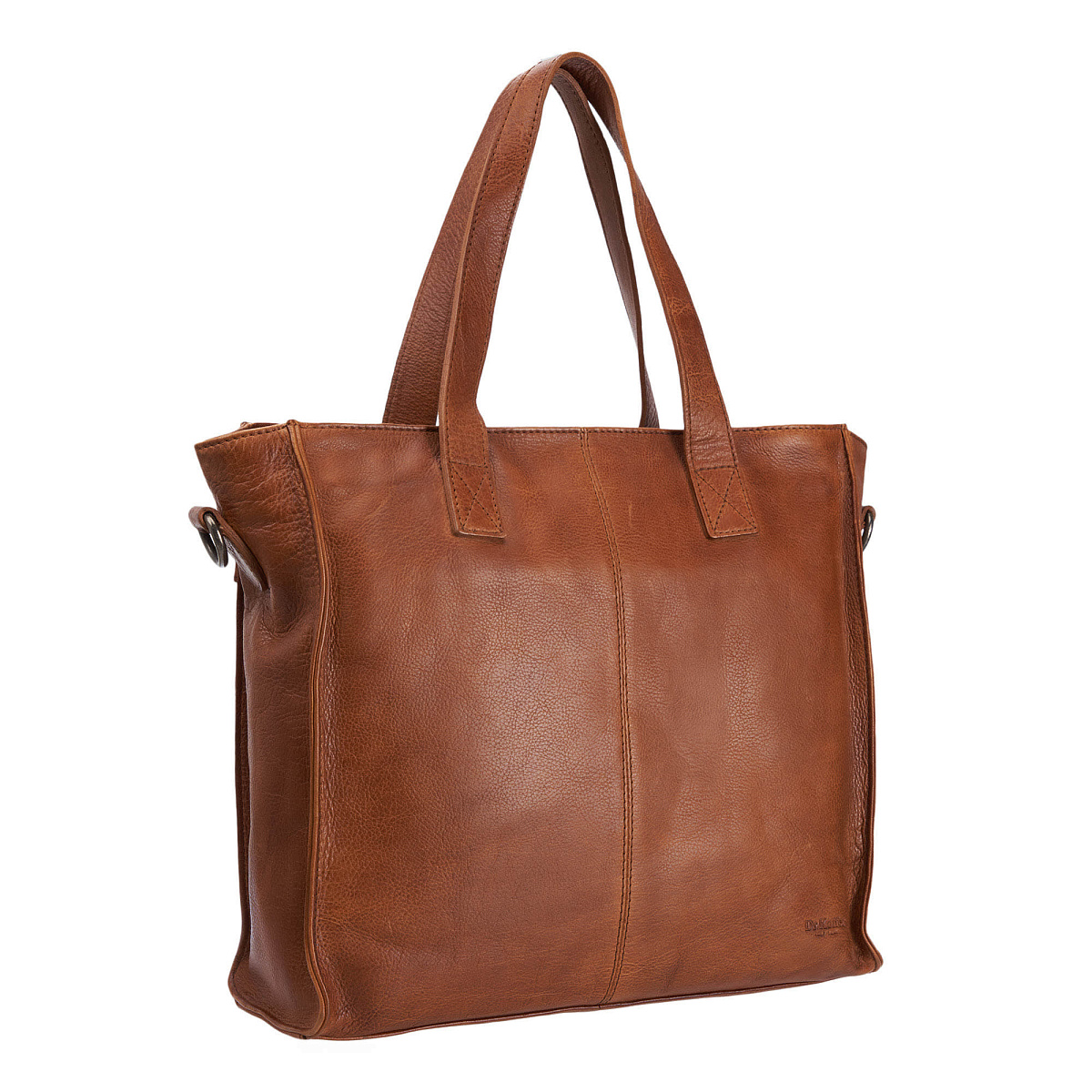 Деловая сумка Dr.Koffer из натуральной кожи коричневая