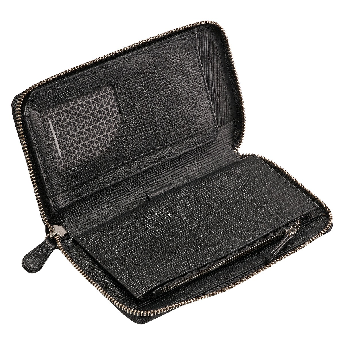 Портмоне Dr.Koffer из натуральной кожи черное