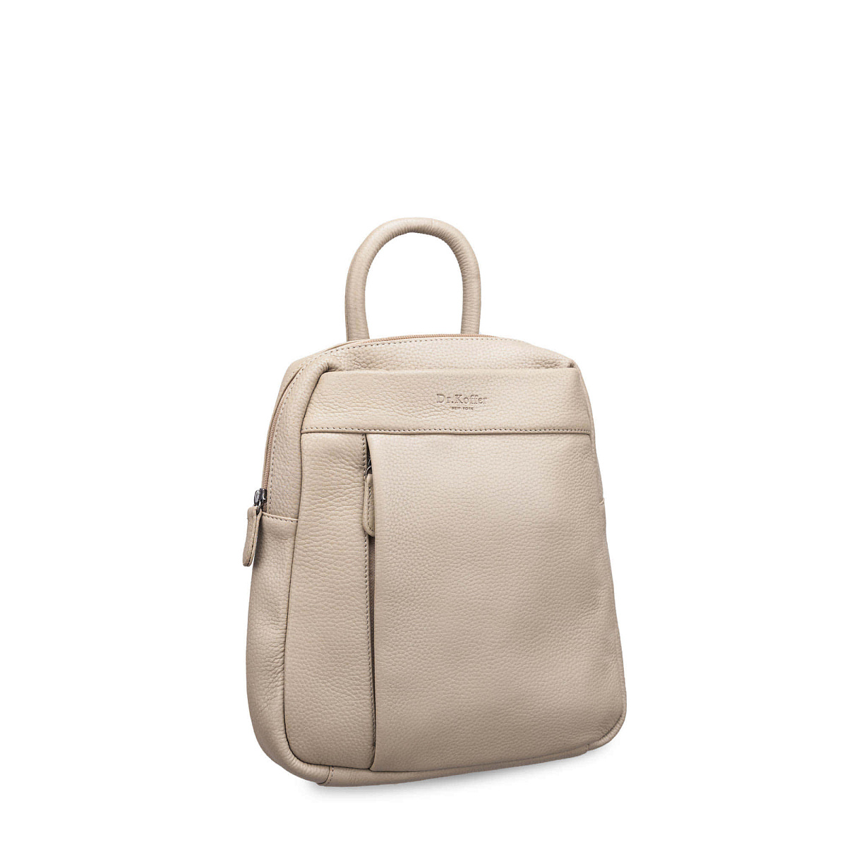 Рюкзак Dr.Koffer из натуральной кожи белый