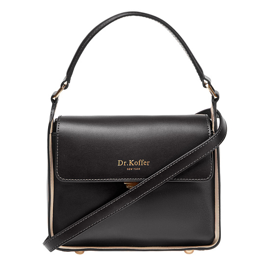 Сумка Dr.Koffer из натуральной кожи черная
