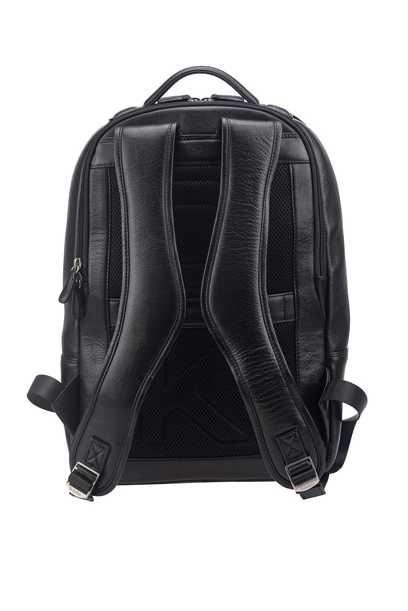 Рюкзак Dr. Koffer из натуральной кожи черный