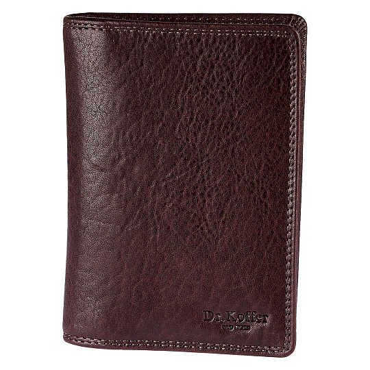 Обложка для паспорта/автодок из натуральной кожи Dr. Koffer