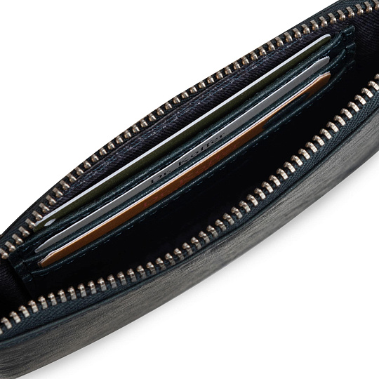 Ключница Dr.Koffer из натуральной кожи синяя