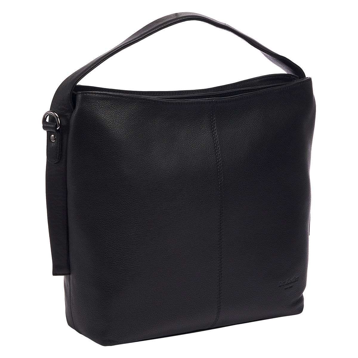 Женская сумка Dr.Koffer из натуральной кожи чёрная