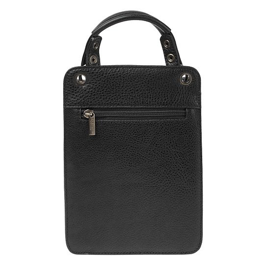 Сумка через плечо Dr.Koffer из натуральной кожи черная