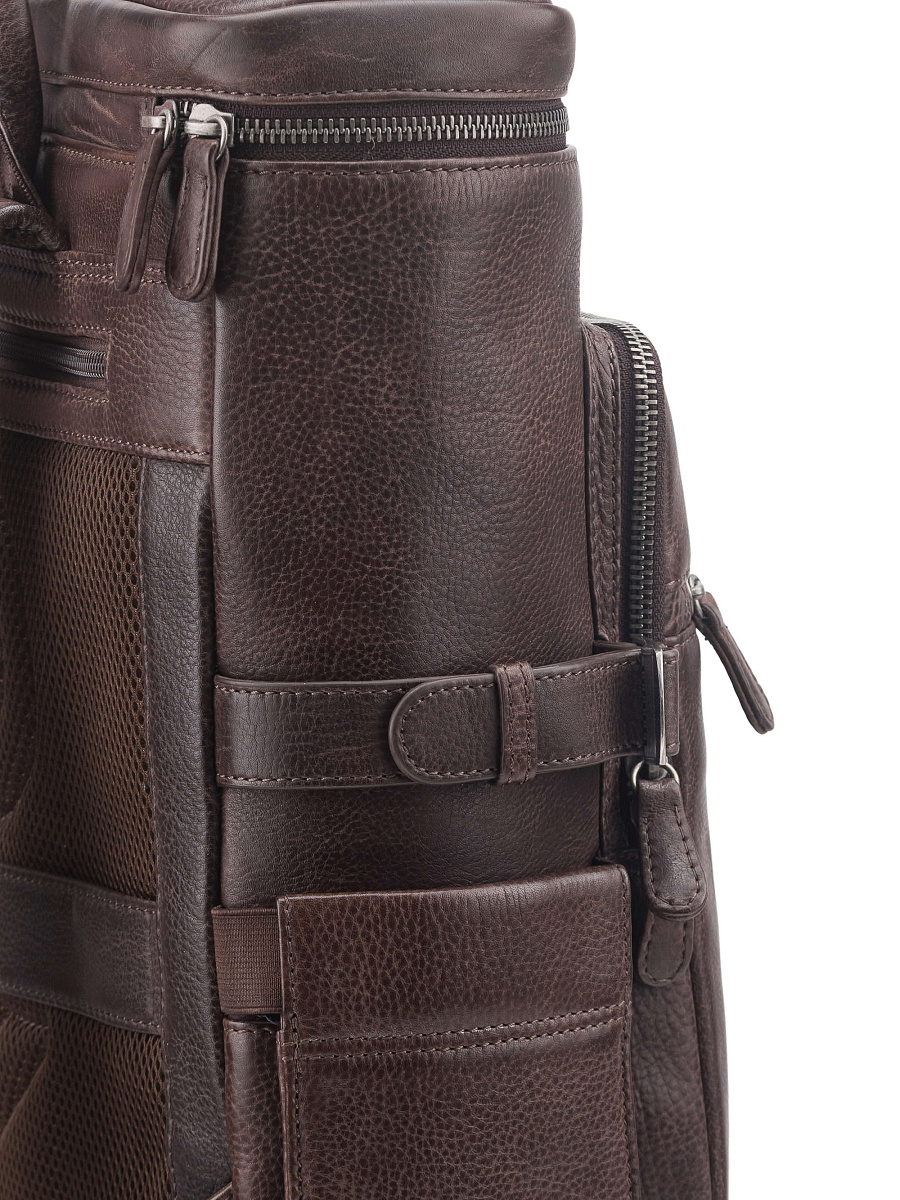 Рюкзак Dr. Koffer из натуральной кожи коричневый