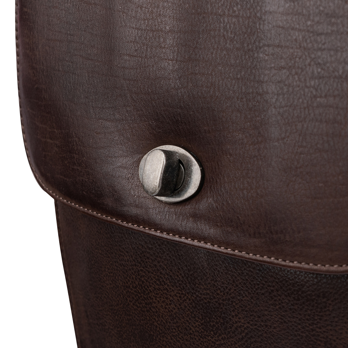 Рюкзак Dr.Koffer из натуральной кожи темно-коричневый