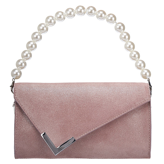 Женская сумка Dr. Koffer из натуральной кожи розовая