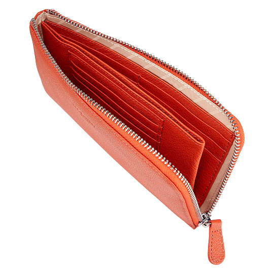 Портмоне Dr.Koffer из натуральной кожи розовое