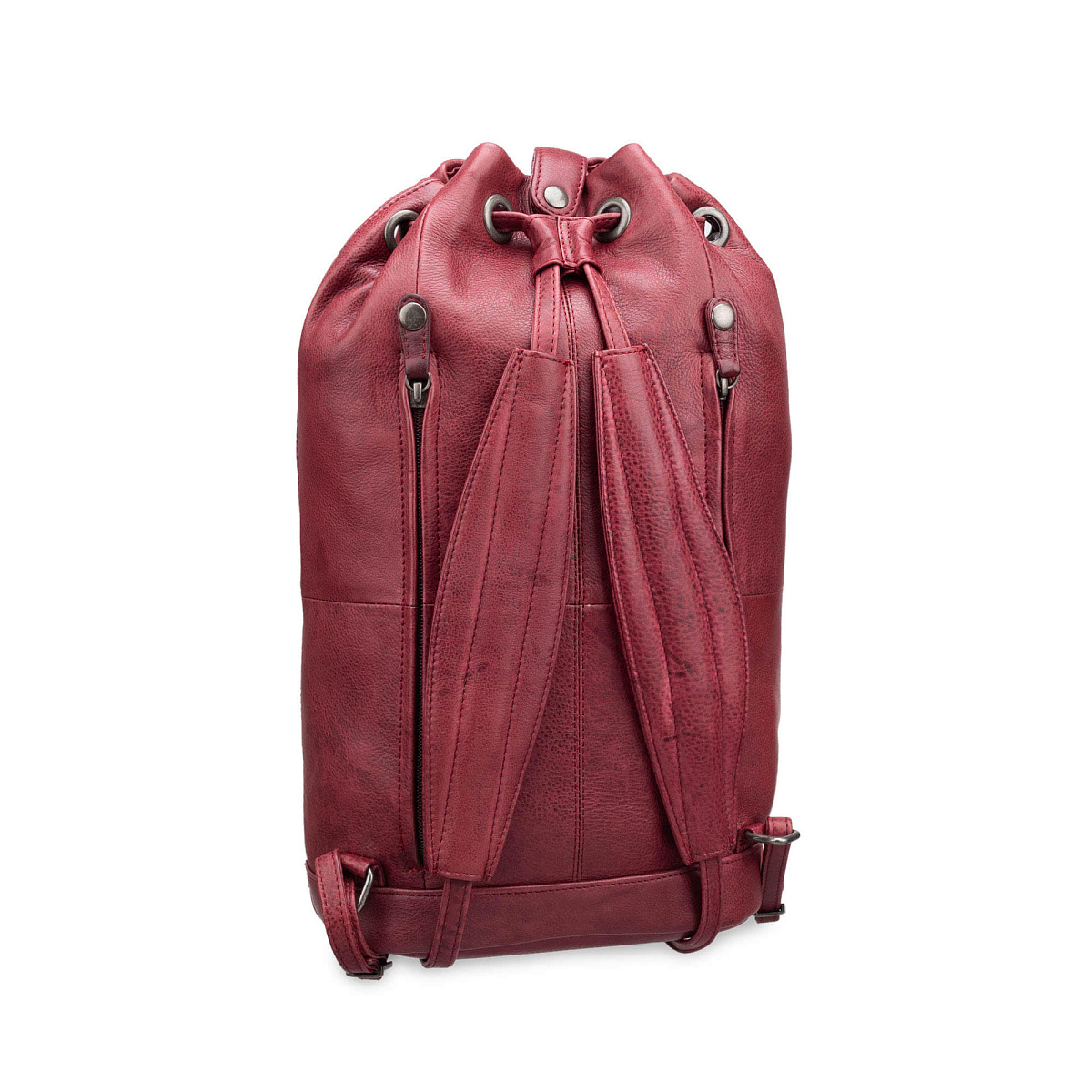 Рюкзак Dr.Koffer из натуральной кожи бордовый