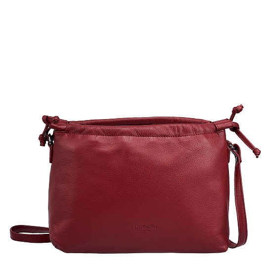 Женская сумка Dr. Koffer из натуральной кожи бордовая