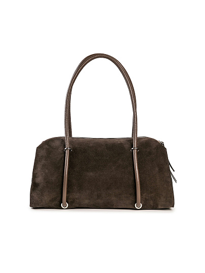 Женская сумка Dr. Koffer из натуральной кожи коричневая