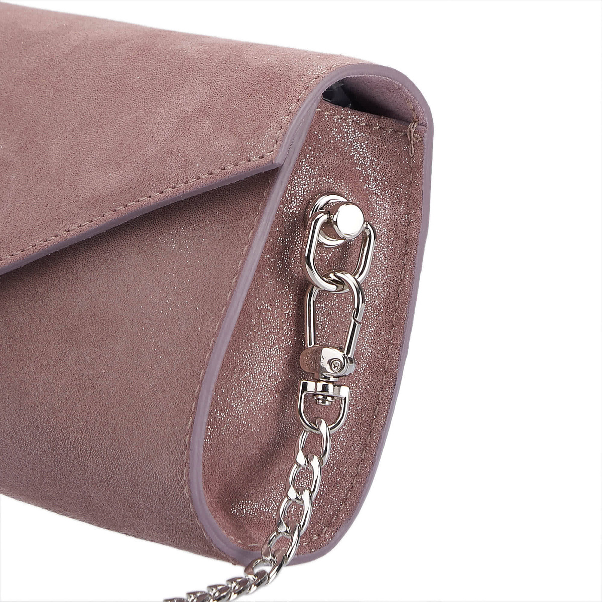 Женская сумка Dr. Koffer из натуральной кожи розовая