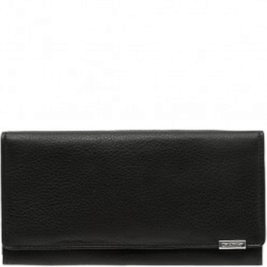 Кошелек Dr.Koffer из натуральной кожи черный