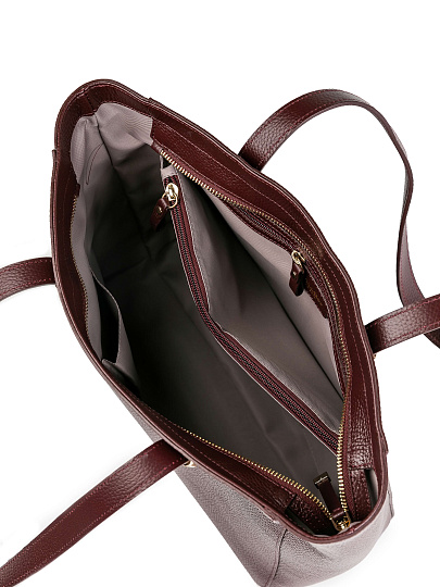 Женская сумка Dr.Koffer из натуральной кожи фиолетовая