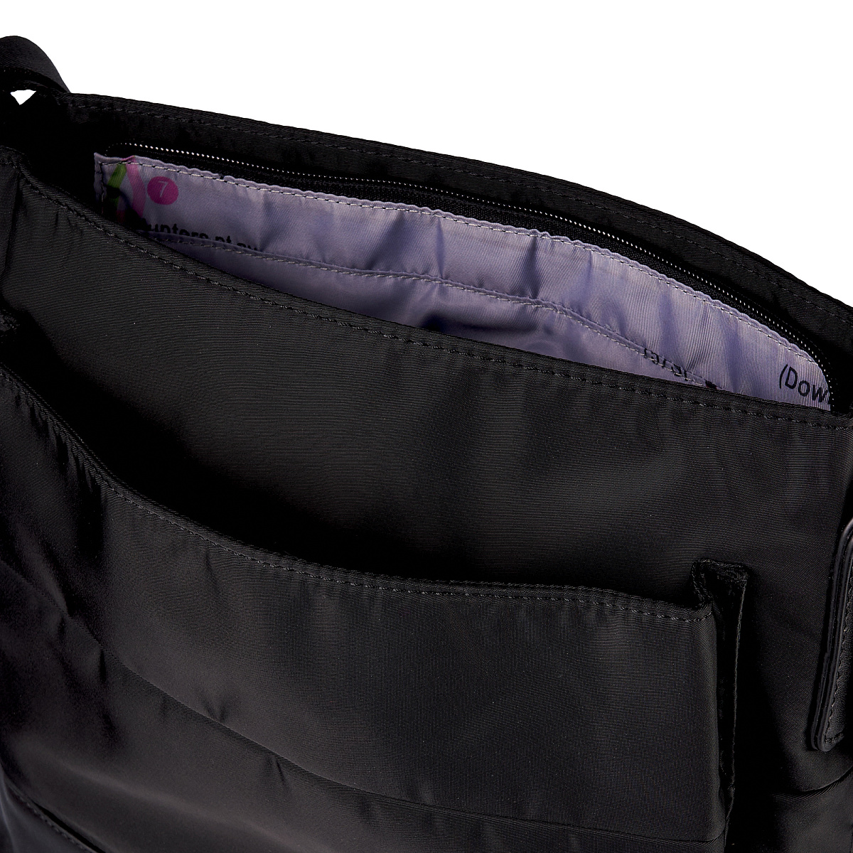 Сумка через плечо Dr.Koffer из нейлона и натуральной кожи