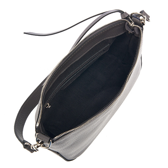 Женская сумка Dr. Koffer из натуральной кожи серая