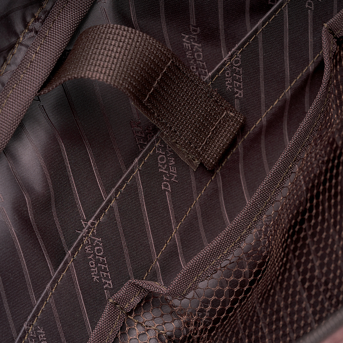 Портфель Dr.Koffer из натуральной кожи светло-коричневый