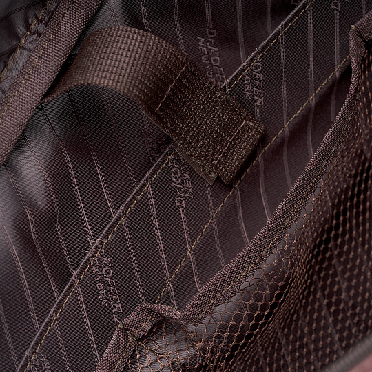 Портфель Dr.Koffer из натуральной кожи светло-коричневый