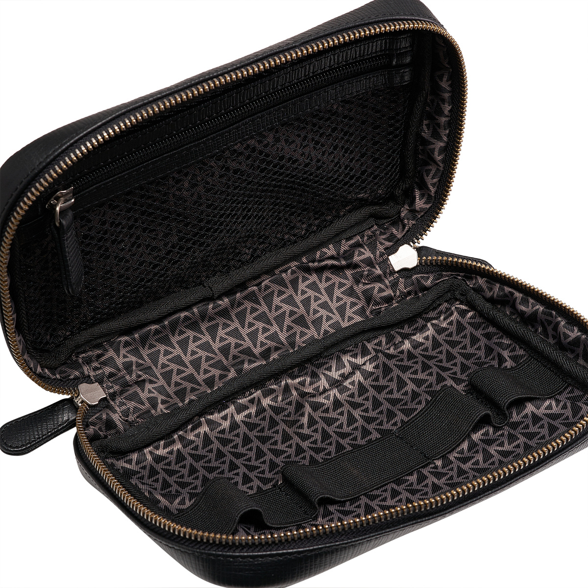 Несессер Dr. Koffer из натуральной кожи черный