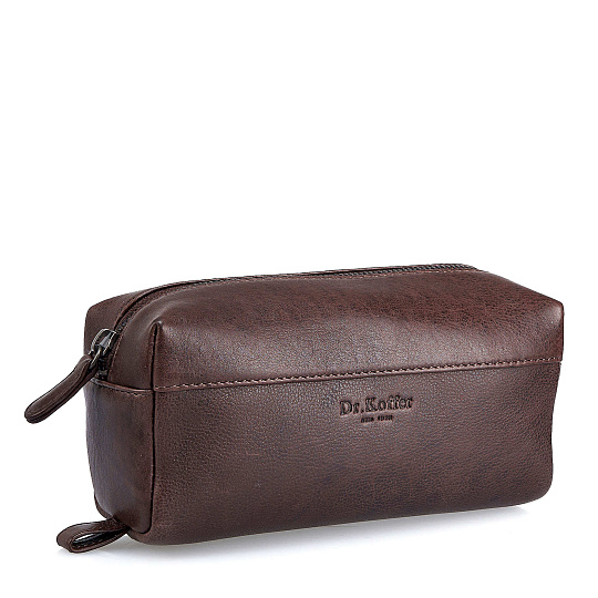 Несессер Dr.Koffer из натуральной кожи коричневый