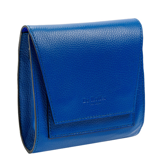 Женская сумка Dr. Koffer из натуральной кожи синяя