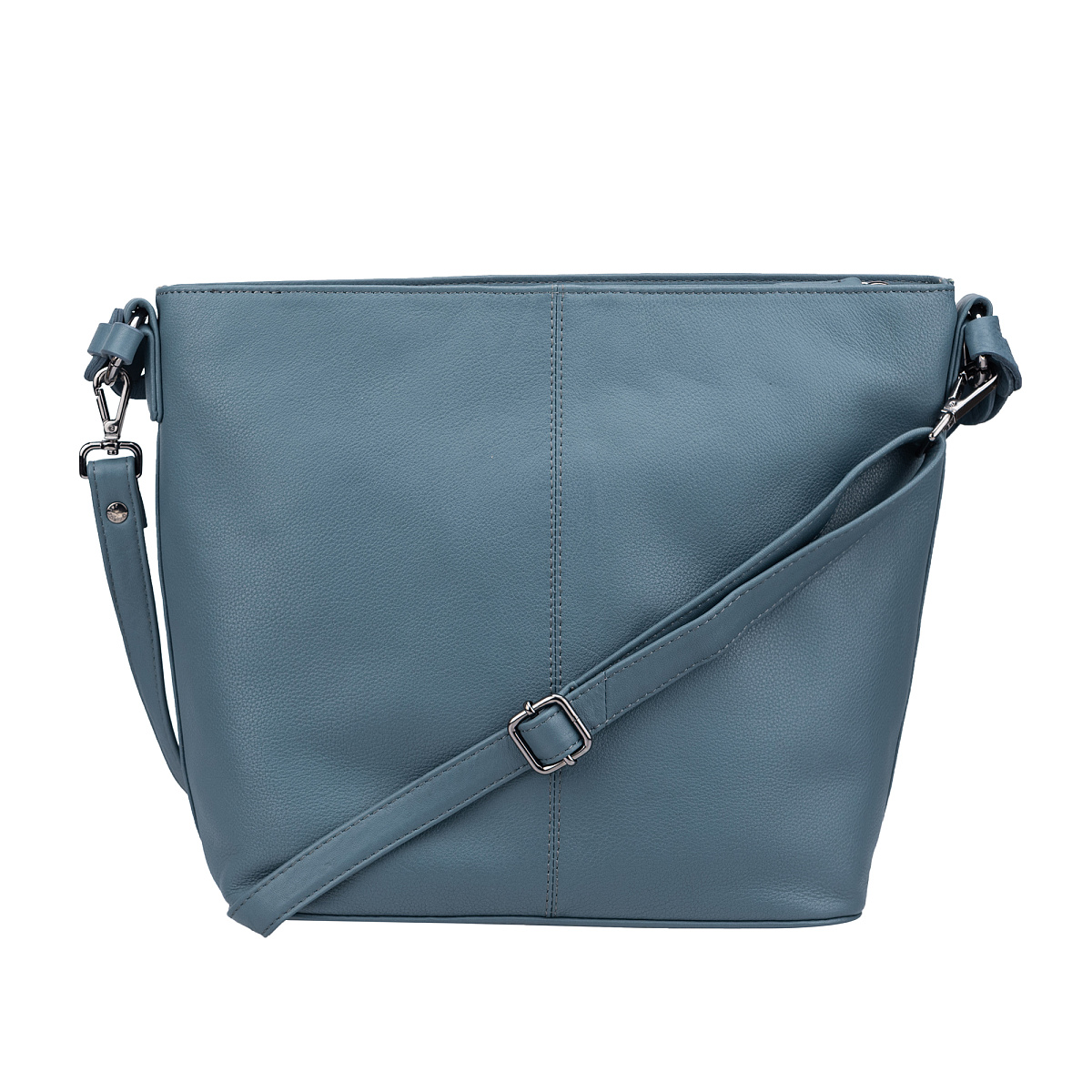 Женская сумка Dr.Koffer из натуральной кожи голубая