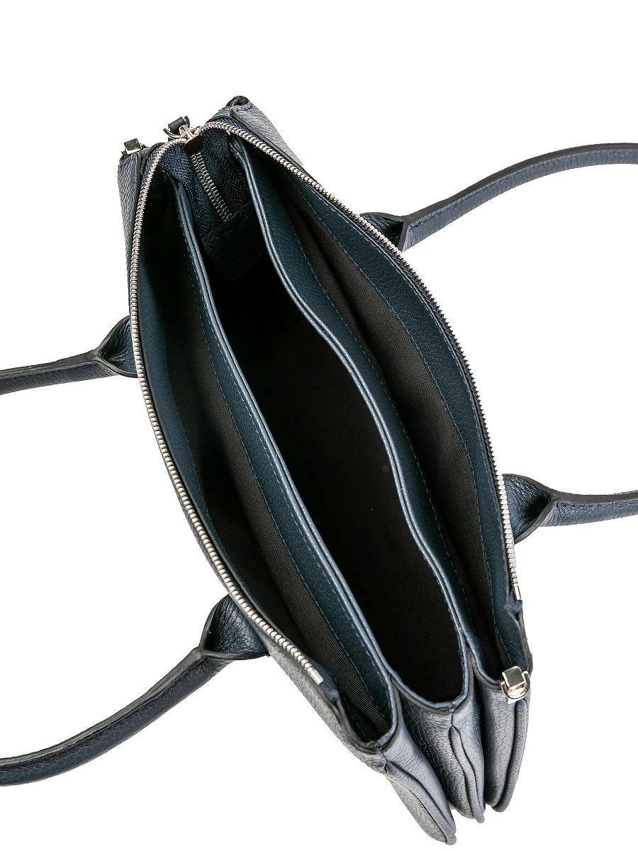 Женская сумка Dr.Koffer из натуральной кожи синяя