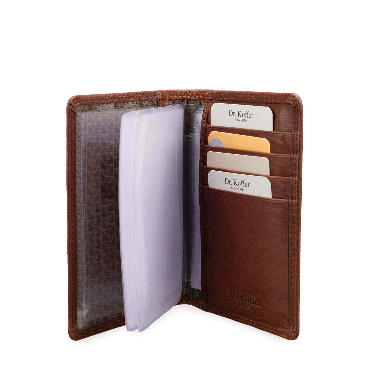 Обложка для паспорта/автодок из натуральной кожи Dr. Koffer
