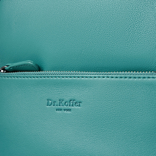 Рюкзак Dr.Koffer из натуральной кожи зеленый