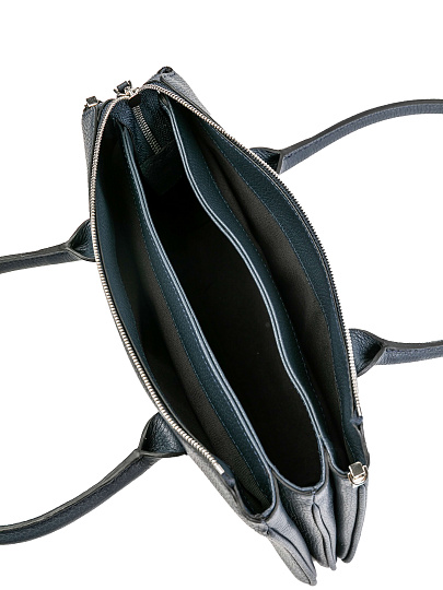 Женская сумка Dr.Koffer из натуральной кожи синяя