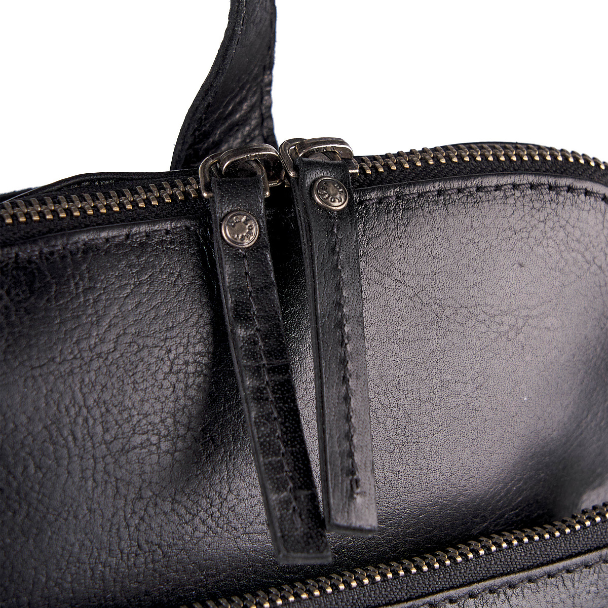 Рюкзак Dr.Koffer из натуральной кожи черный