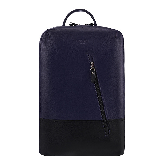 Рюкзак Dr.Koffer из натуральной кожи синий