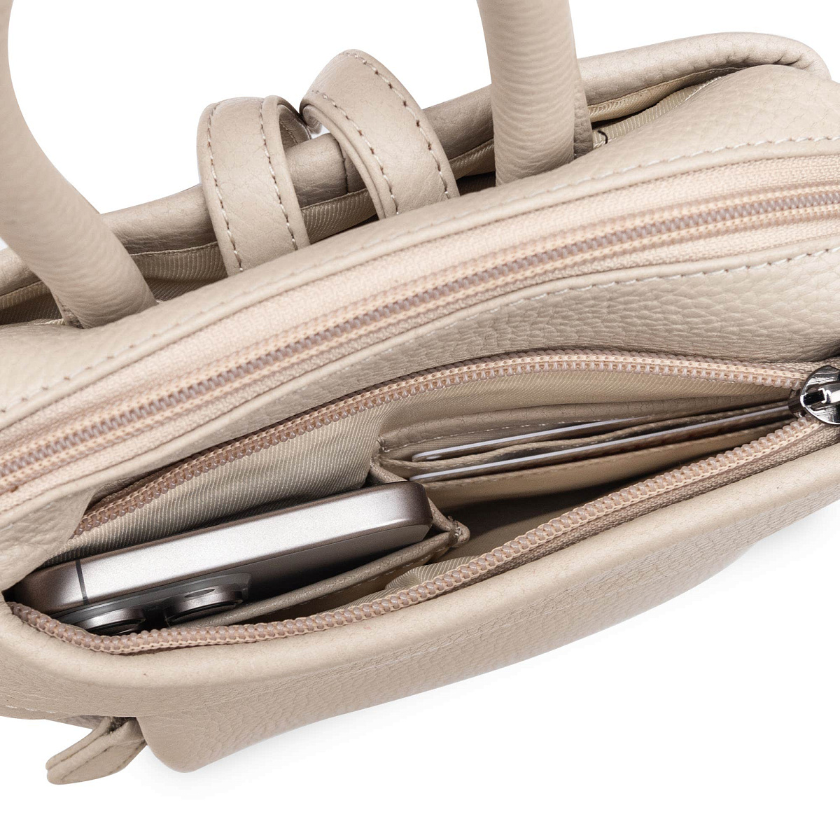 Рюкзак Dr.Koffer из натуральной кожи белый