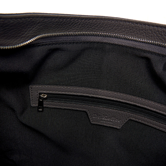 Женская сумка Dr. Koffer из натуральной кожи серая