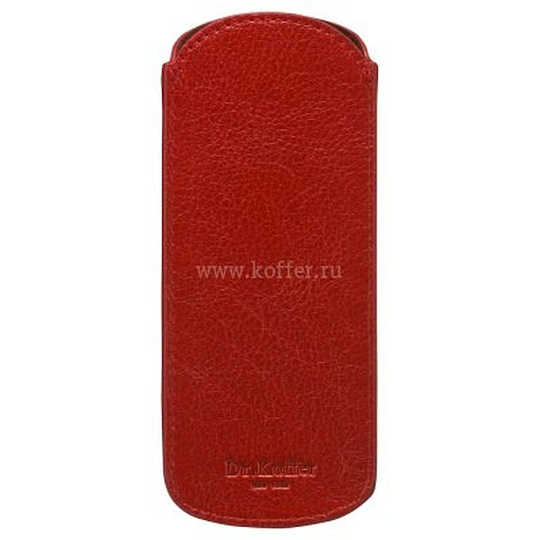 Красный футляр для очков Dr.Koffer X510377-01-12