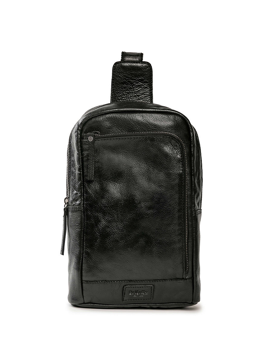 Рюкзак Dr.Koffer из натуральной кожи черный